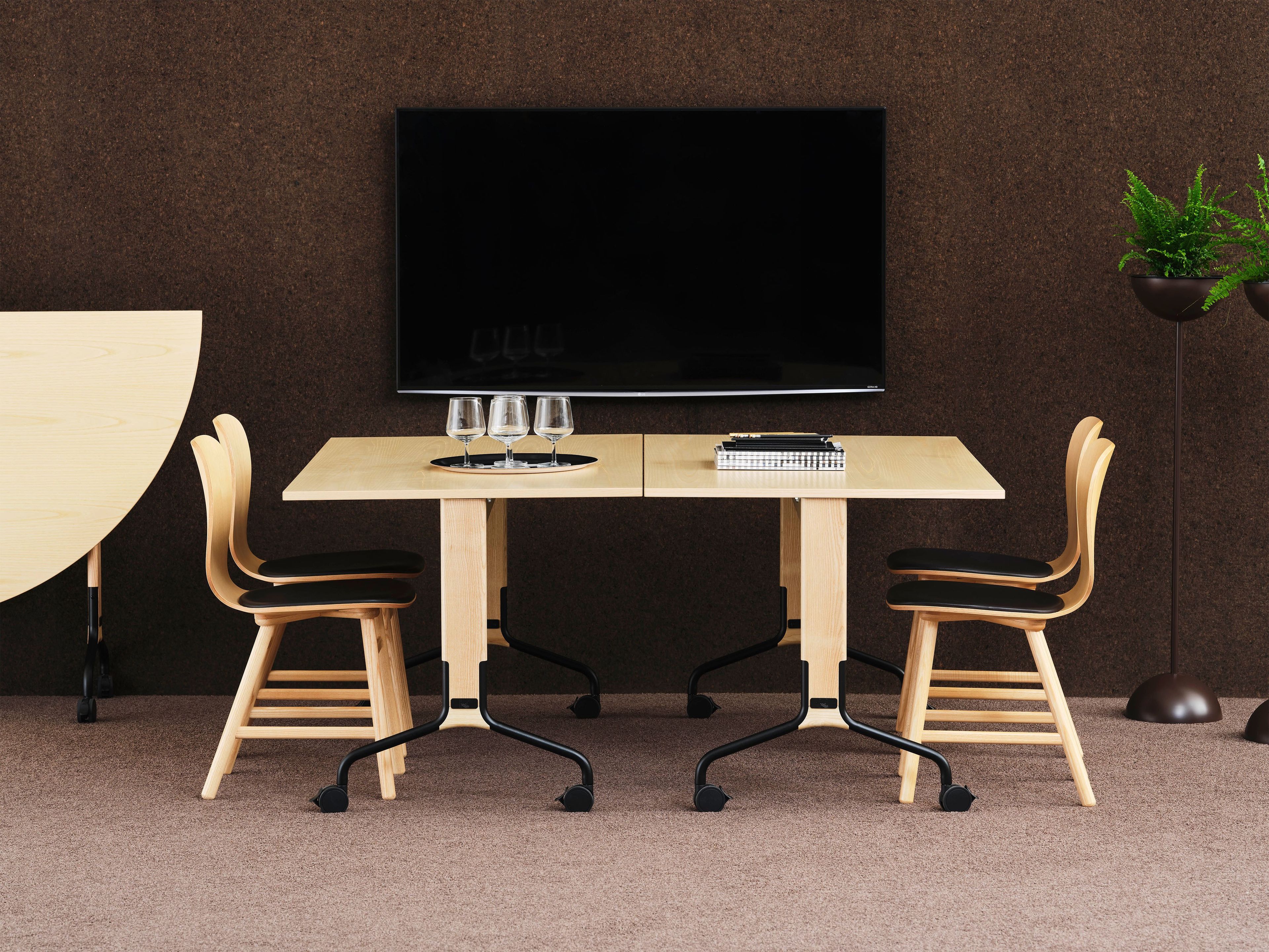 Прямоугольный стол из шпона с колесами Karl Andersson ROLLO ARCH-00129752 - Вид №7