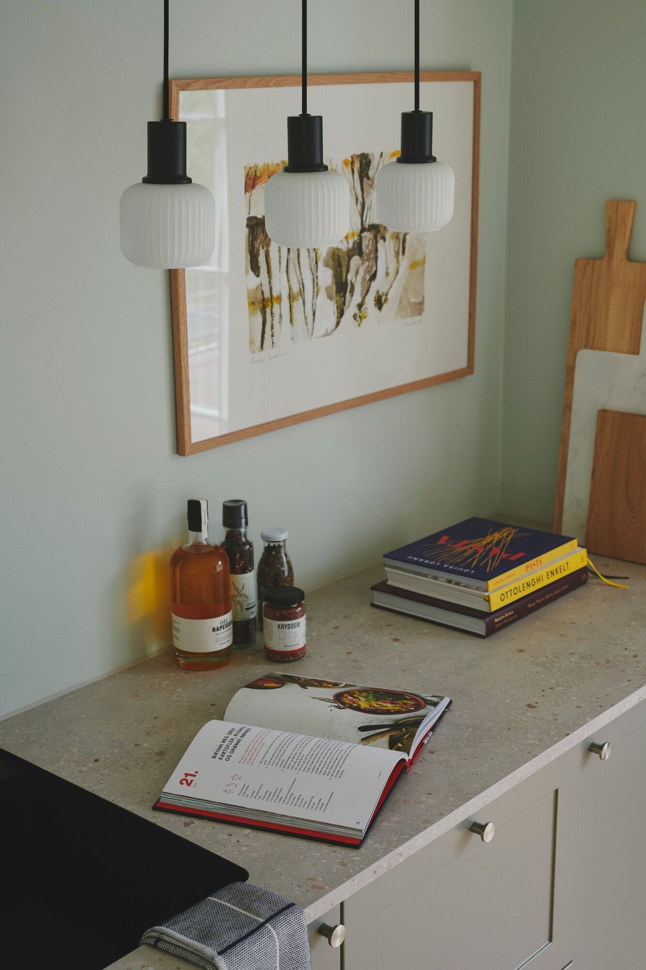 Затемняемый стеклянный и металлический подвесной светильник Nordlux Milford ARCH-00002240 - Вид №1