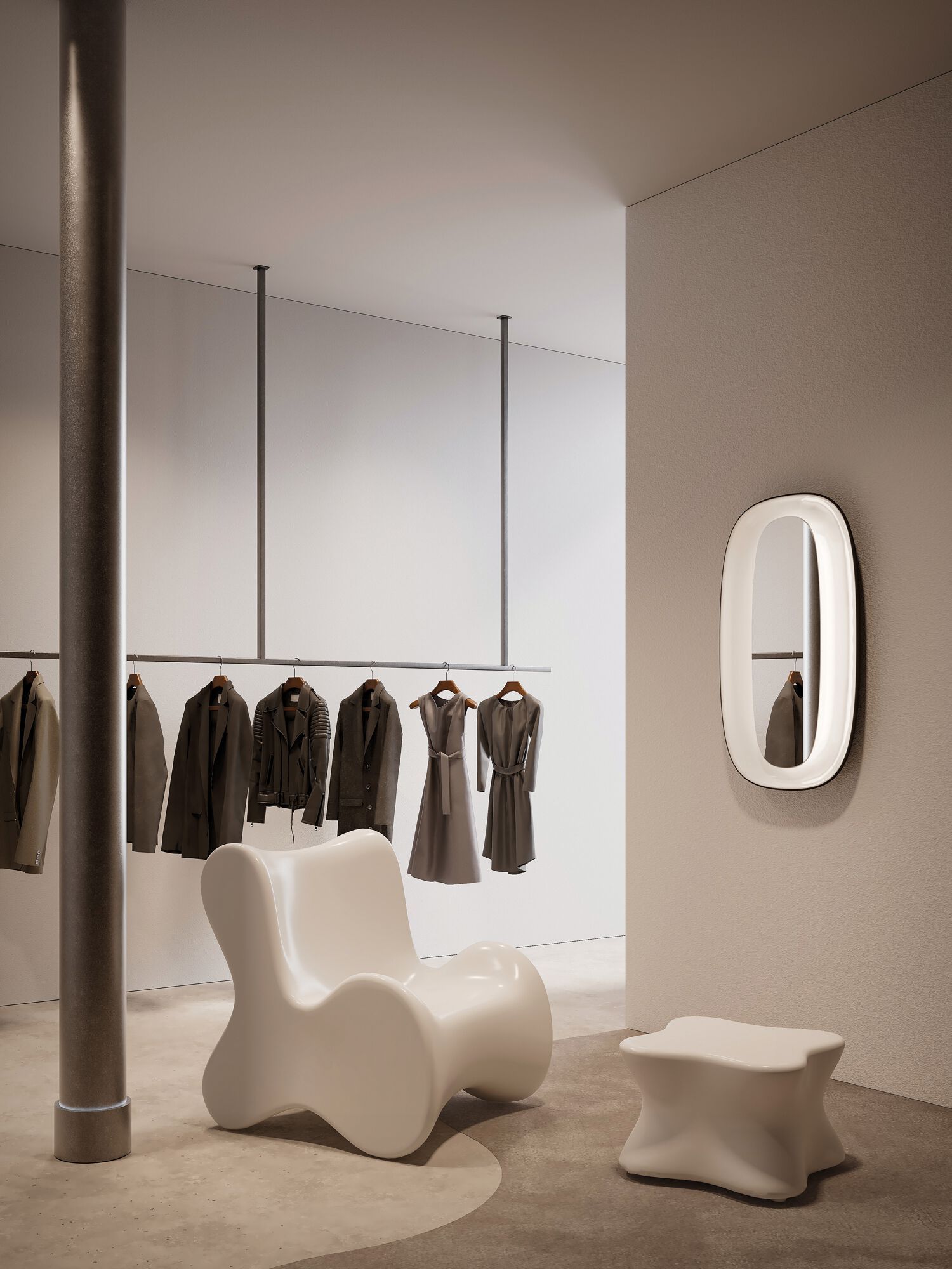 Настенный светильник с зеркалом Cini&Nils Korum ARCH-00013777