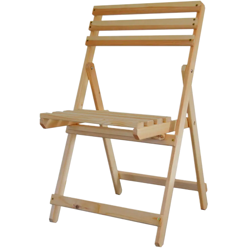 Стул складной 60x50x75 см дерево бежевый Santreyd STLM-2009858 - Вид №1