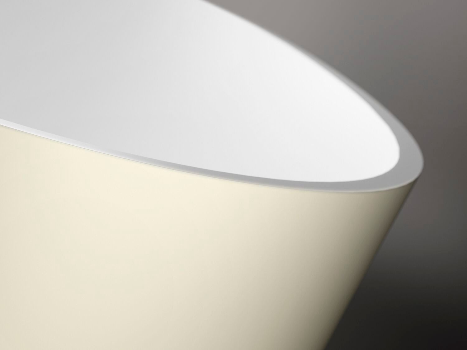 Овальная ванна в центре комнаты в твердой поверхности Gruppo Treesse мебель для ванной комнаты-отдельно стоящие ванны ARCH-00050901 - Вид №14