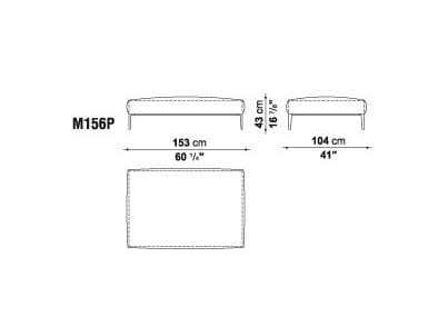 Кожаный угловой диван B&B Italia Michel ARCH-00098797 - Вид №41