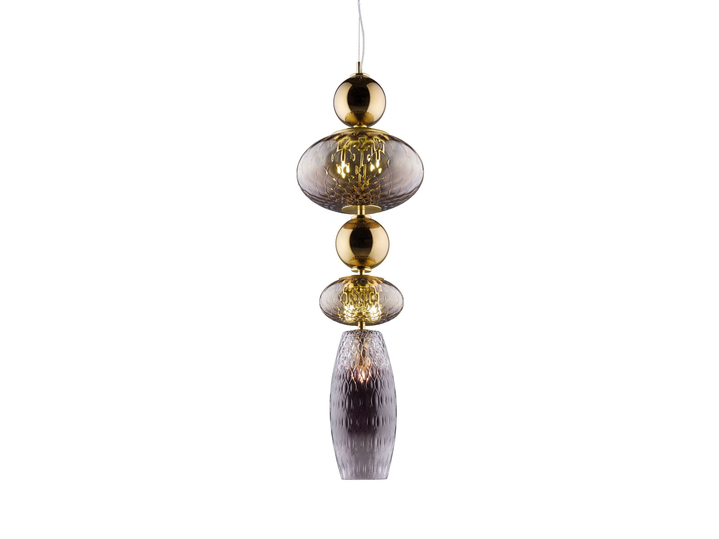 Светодиодный подвесной светильник из боросиликатного стекла Euroluce Lampadari Harmony ARCH-00120783