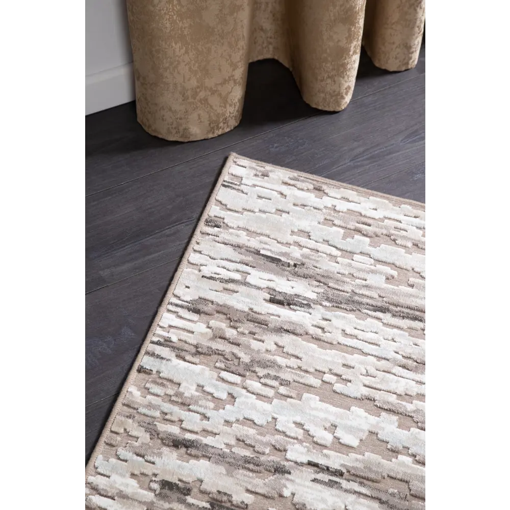 Ковер вискоза Genova 308-652590 65x110 см цвет бежевый RAGOLLE STLM-2105137 - Вид №5