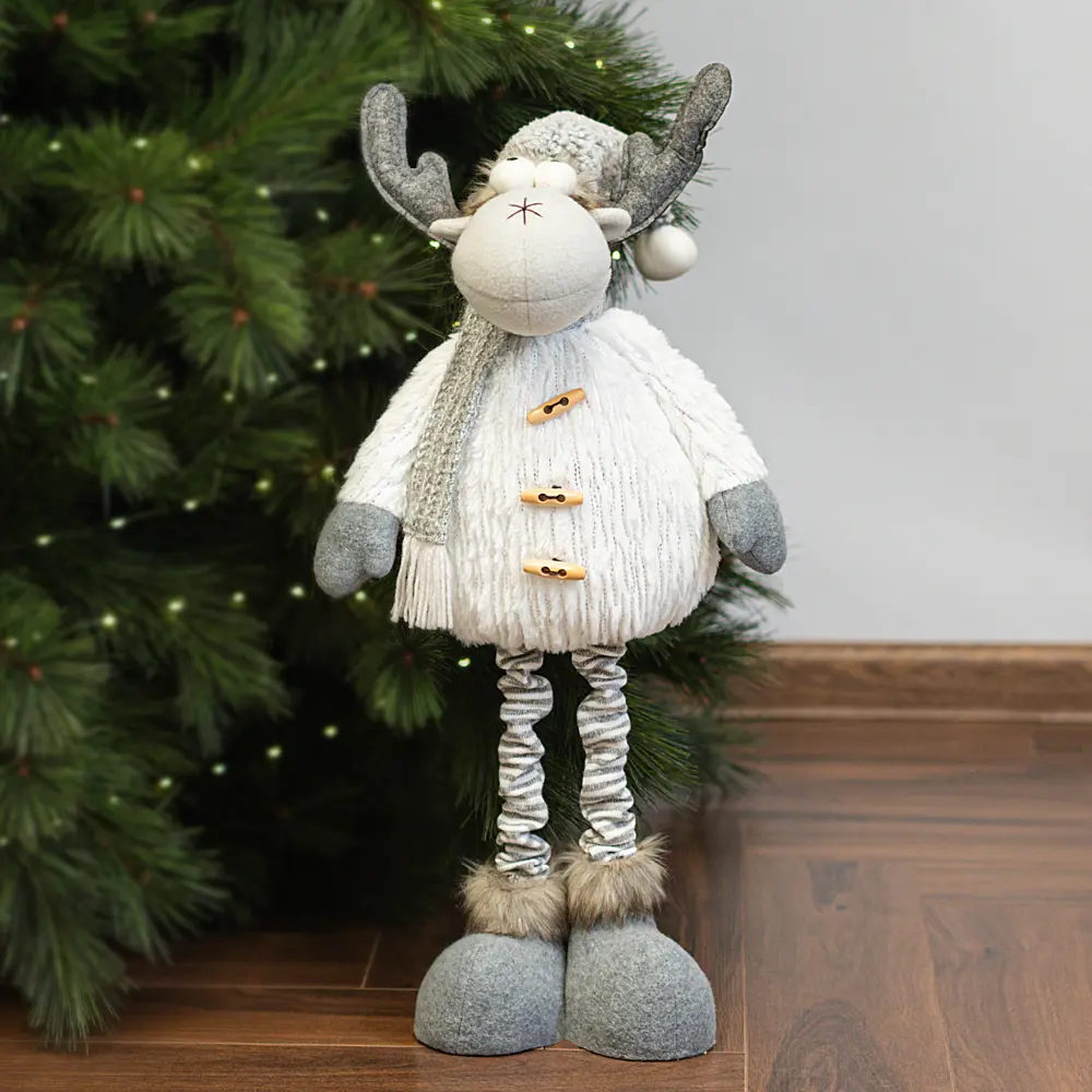89368893 Декоративная фигура Олень Рождественский 42 см белая STLM-1366837 Santreyd 