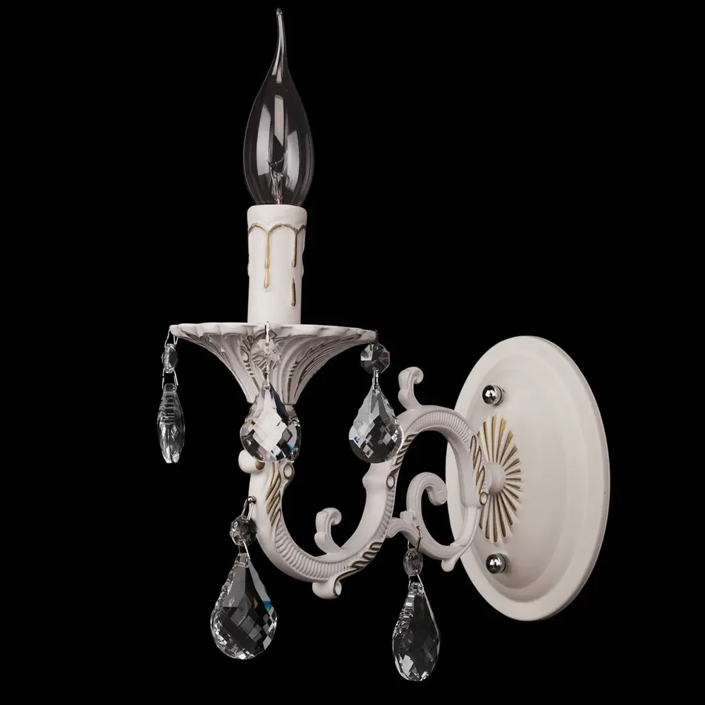 Бра Свеча 1xE14x60 Вт, металл, цвет белый MW-Light STLM-2077489 - Вид №2