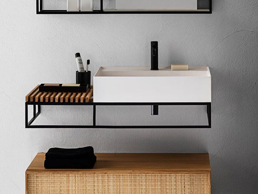 Подвесной прямоугольный умывальник Pirovano Element ARCH-00085156