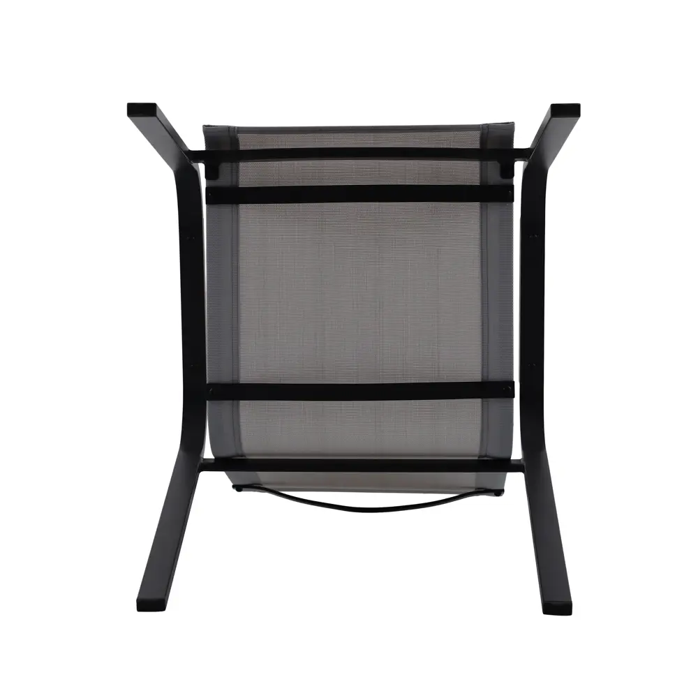 Стул Naterial Calypso 64x87x56 см алюминий цвет темно-серый STLM-2162543 - Вид №6