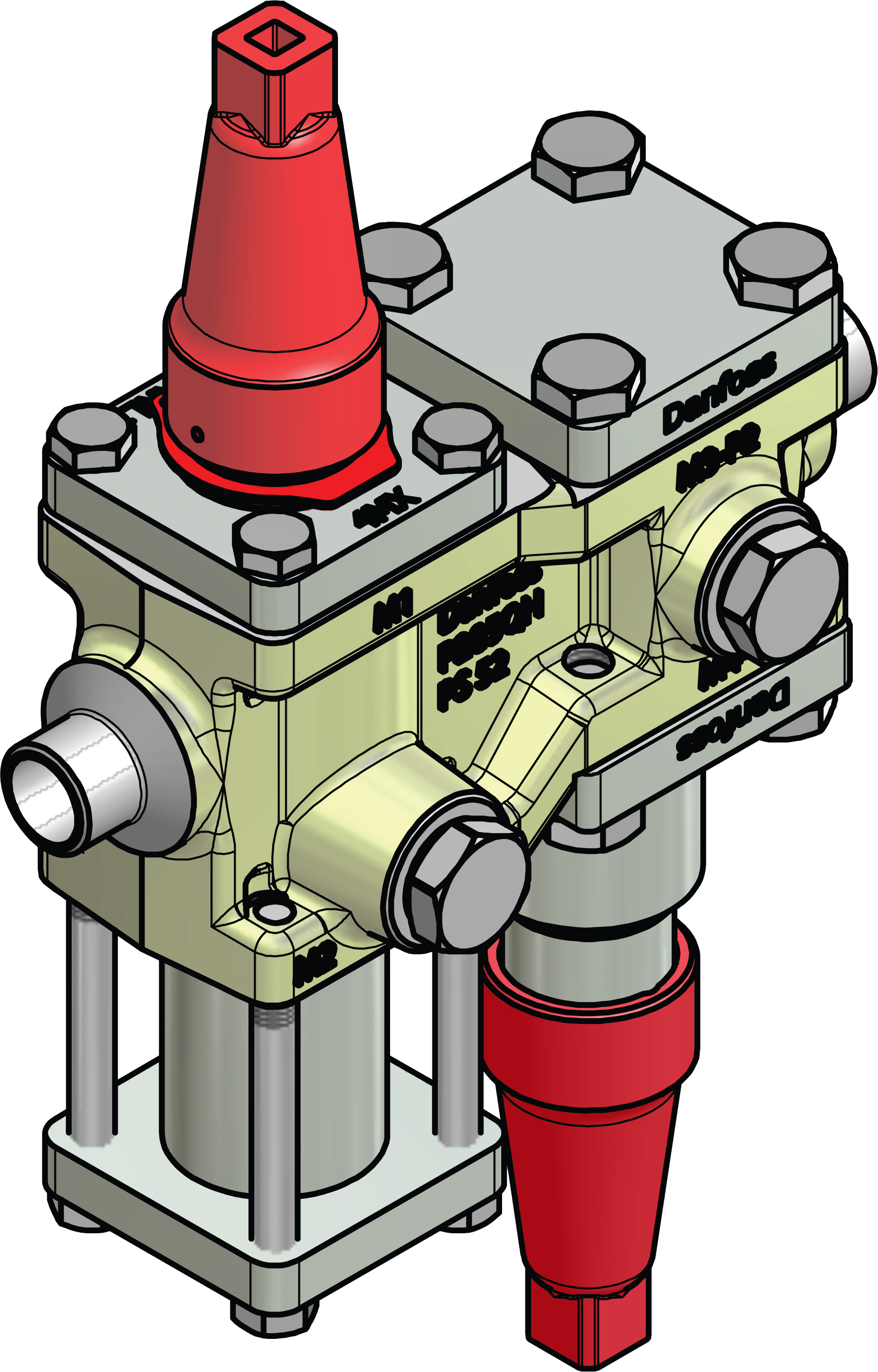 Danfoss ICF 15 — многофункциональные клапанные станции ICF 15-4-8 Клапан-регулятор универсальны 027L4536  - Вид №14