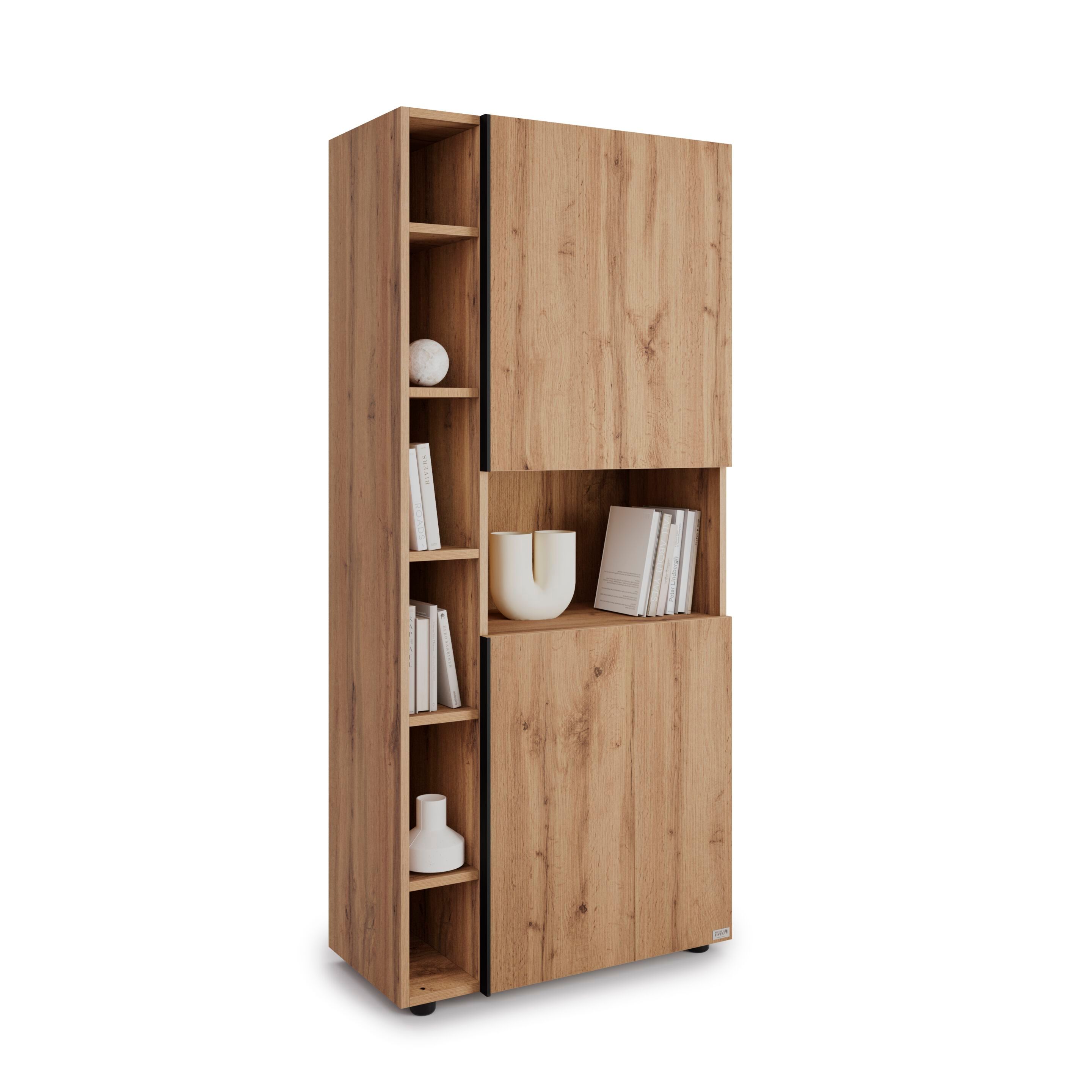 Настенный книжный шкаф из меламинированного материала Mobili Fiver ROMINA ARCH-00138664 - Вид №5