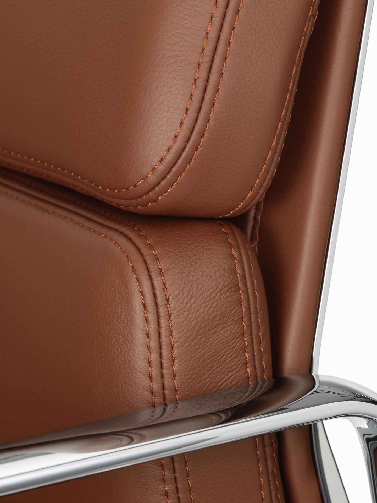 Кожаный стул с подлокотниками VITRA Eames Soft Pad Group ARCH-00088842 - Вид №29