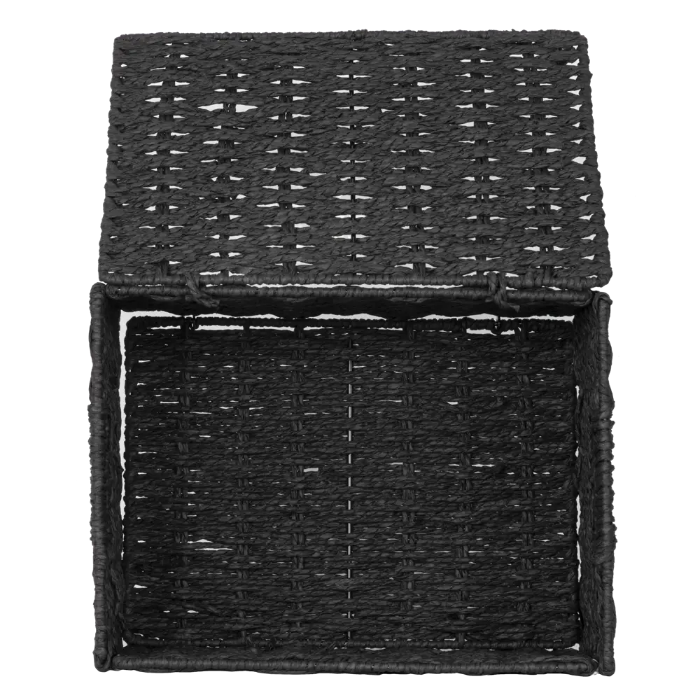 Корз плетен с кр 31X23X15см чер Konsensa STLM-2118198 - Вид №1