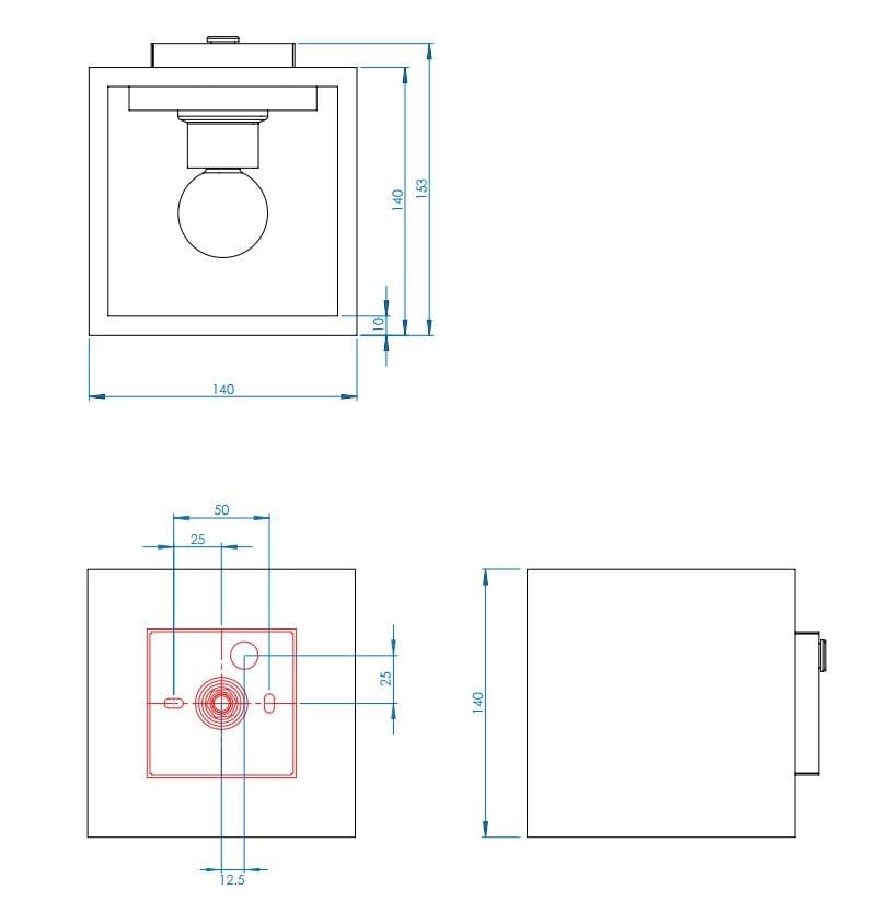 Затемняемый гипсовый настенный светильник Astro Lighting PIENZA ARCH-00042714 - Вид №5