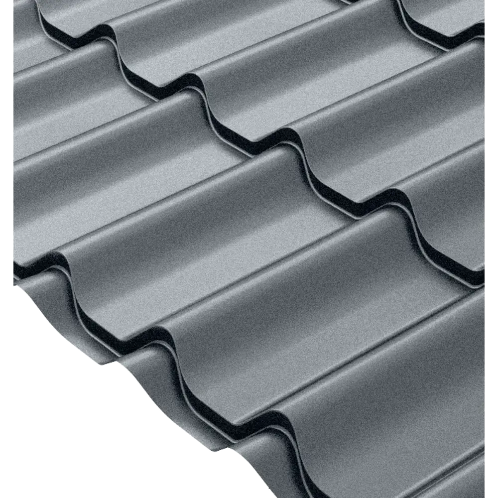 Металлочерепица 0.45 мм 1180x1150 мм RAL 7024 серый Santreyd STLM-2080631