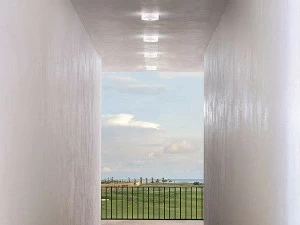 Flos Уличный потолочный светильник из литого алюминия Outdoor collection - muro+soffitto F1490009