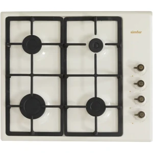 98295896 Газовая варочная панель Simfer H60Q40O420 60 см 4 конфорки цвет бежевый STLM-1364468