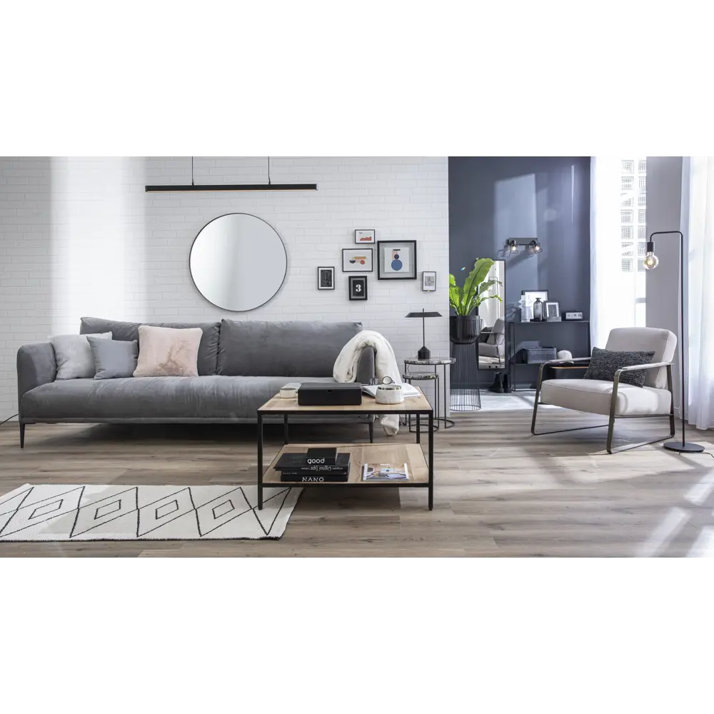 Коврик декоративный хлопок Inspire Marlon 70x140 см цвет серый STLM-2117410 - Вид №8