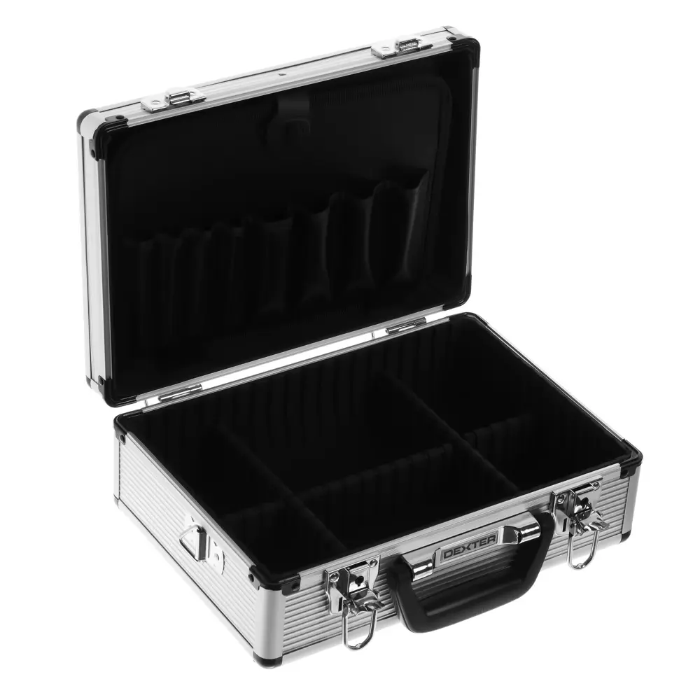 Ящик для инструмента Dexter, 230х120х320 мм, алюминий, цвет серебро STLM-2160067 - Вид №1
