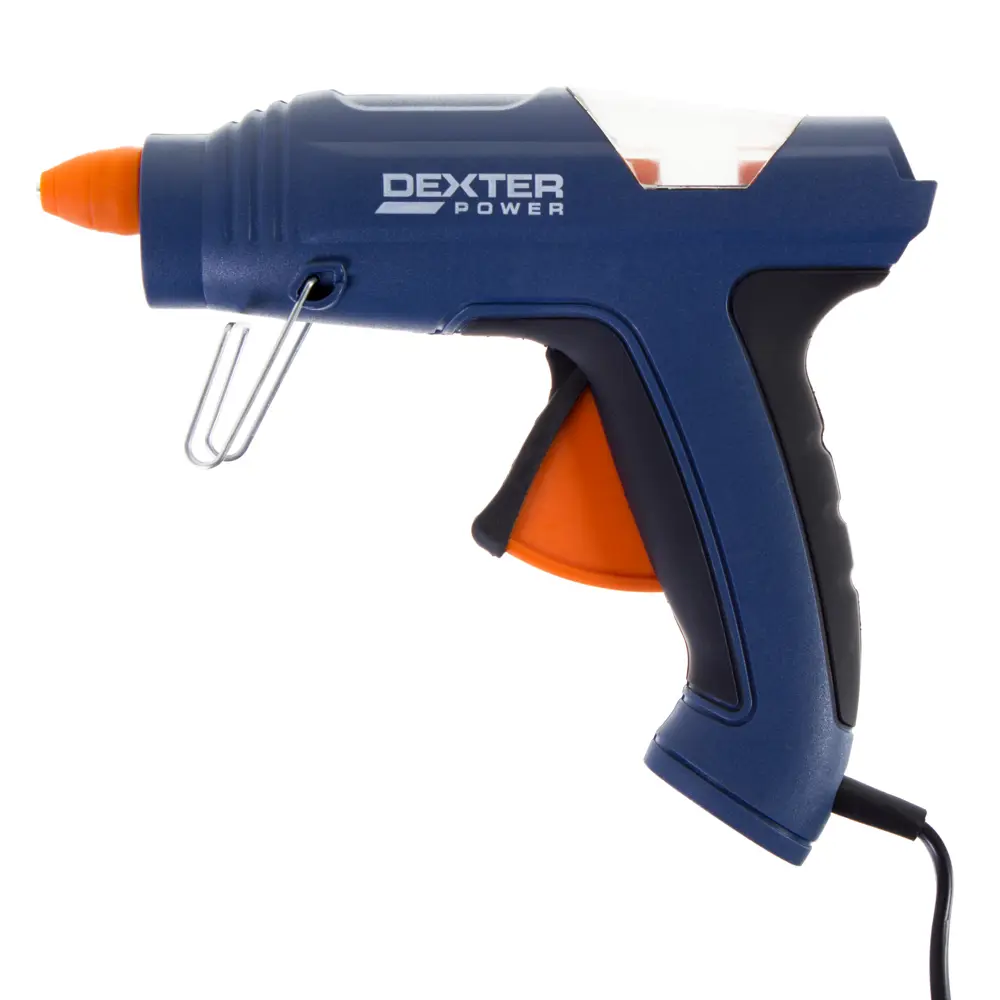 Пистолет клеевой Dexter 200 Bт для стержней 11 мм, 12 стержней DEXTER POWER STLM-2025050