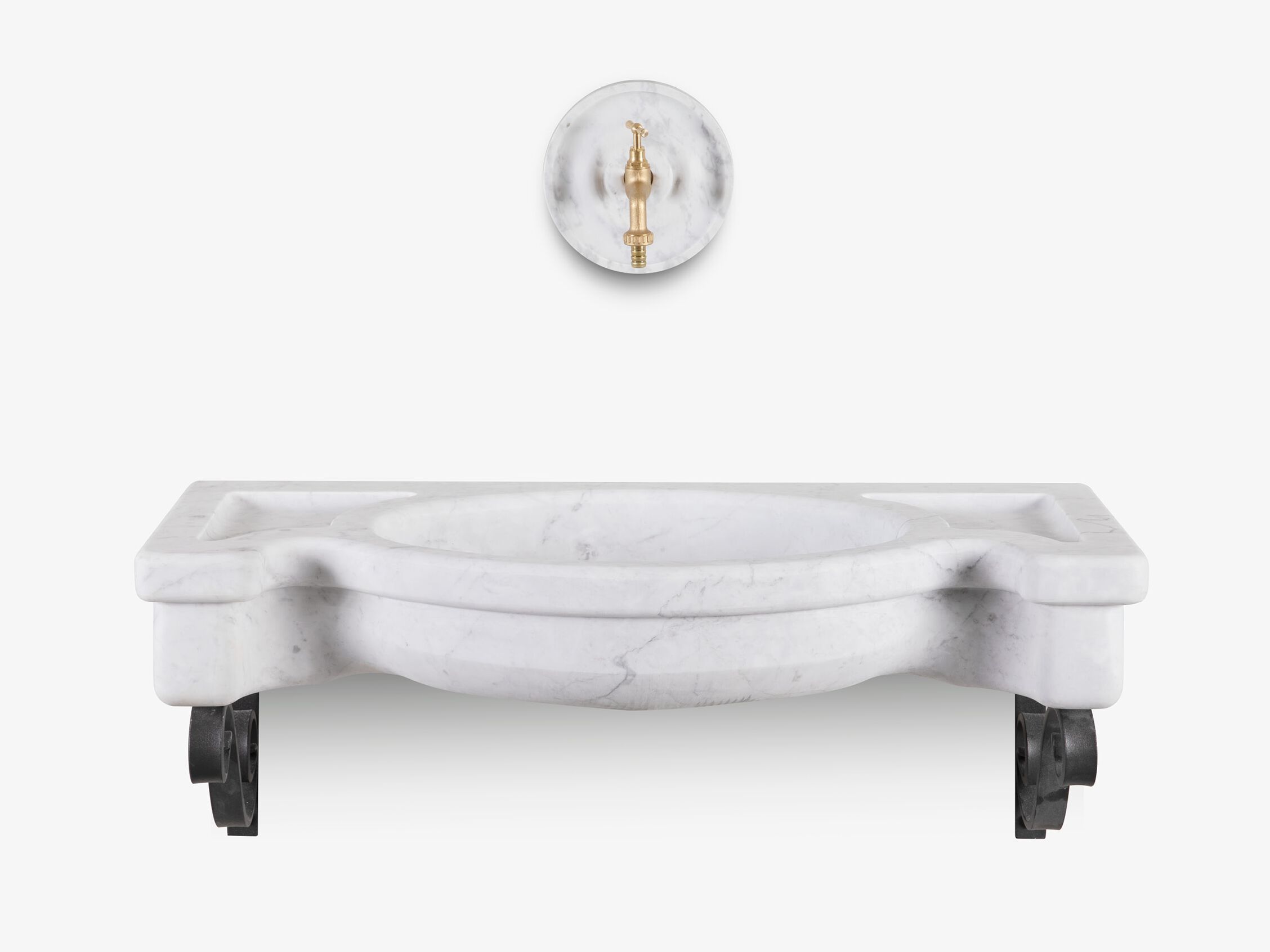 Каррарский мраморный садовый поддон VELTHA® Sethra ARCH-00006451