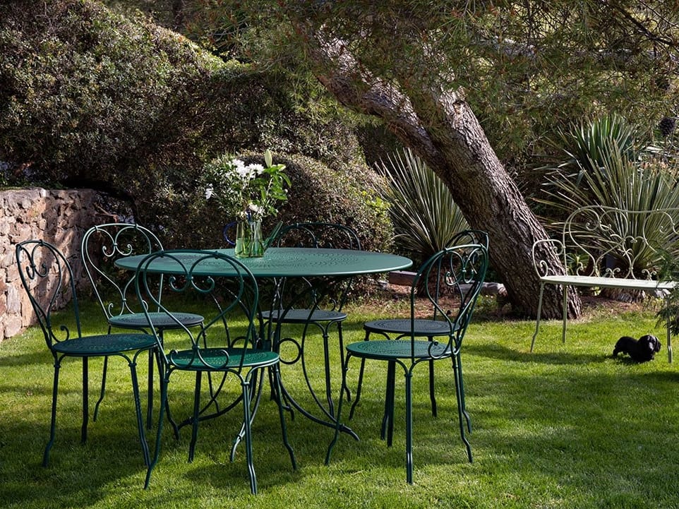 Стальной штабелируемый садовый стул Fermob 1900 ARCH-00135060 - Вид №1