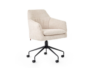 Ткань спиц поворотный стул с колесами