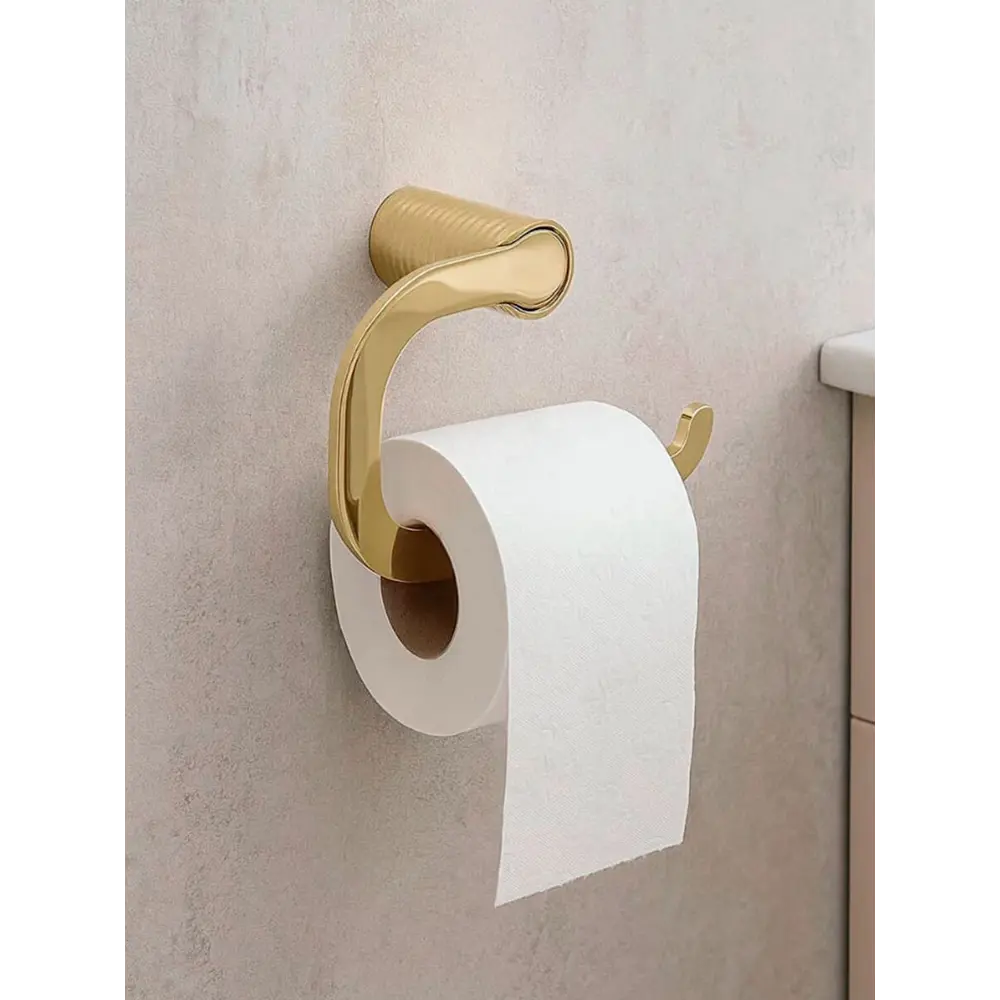 Идея Золотой держатель для туалетной бумаги - элегантный аксессуар для ванной 89380813 Santreyd STLM-1580780 - Вид №5