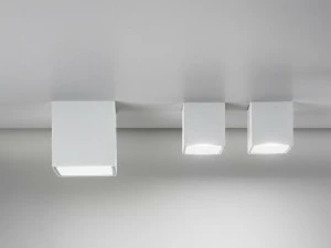 PANZERI Бра / потолочный светильник из алюминия и стекла Three