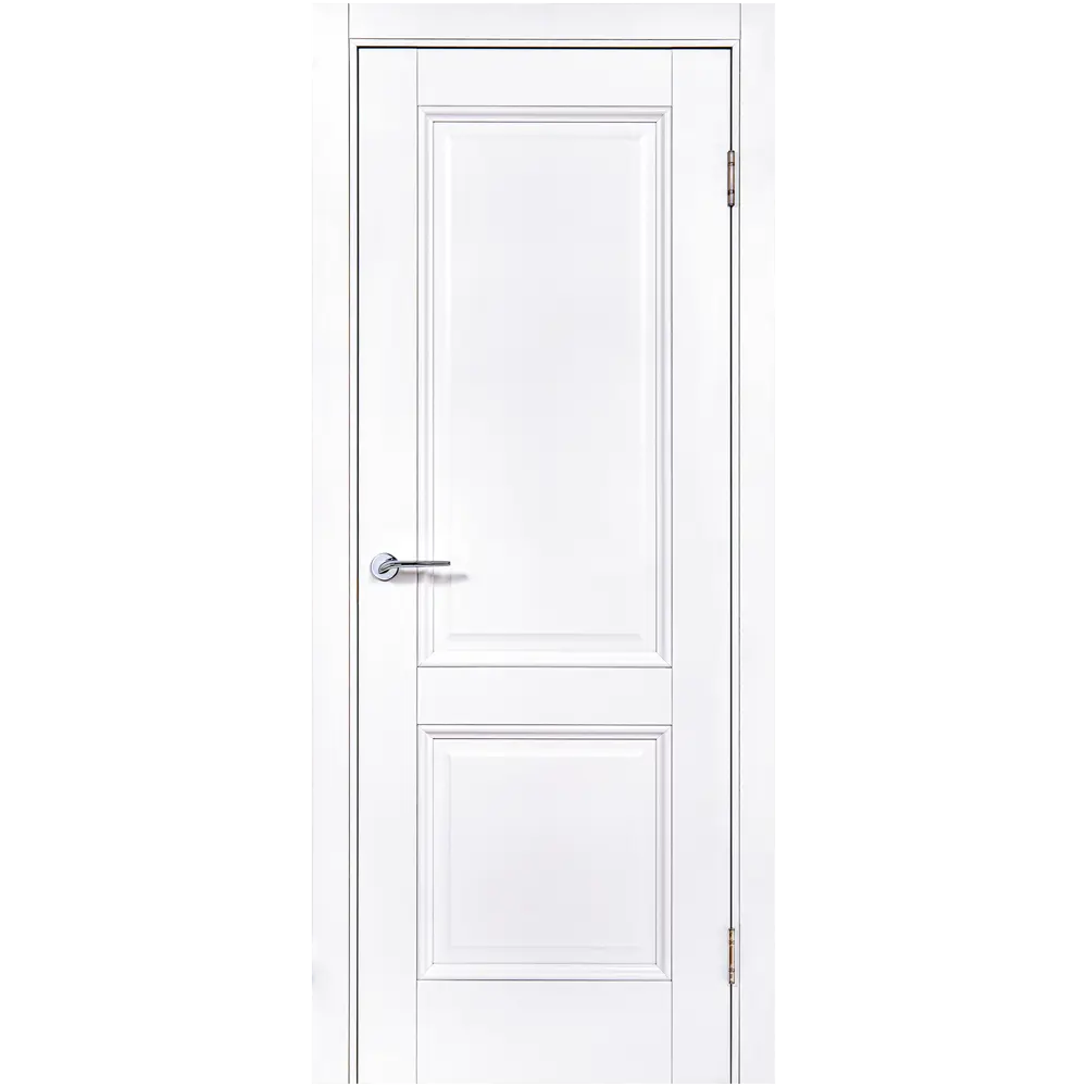 Комплект двери Палермо глухая 90x200 см полипропилен цвет аляска с добором 200 мм PORTIKA STLM-2017659