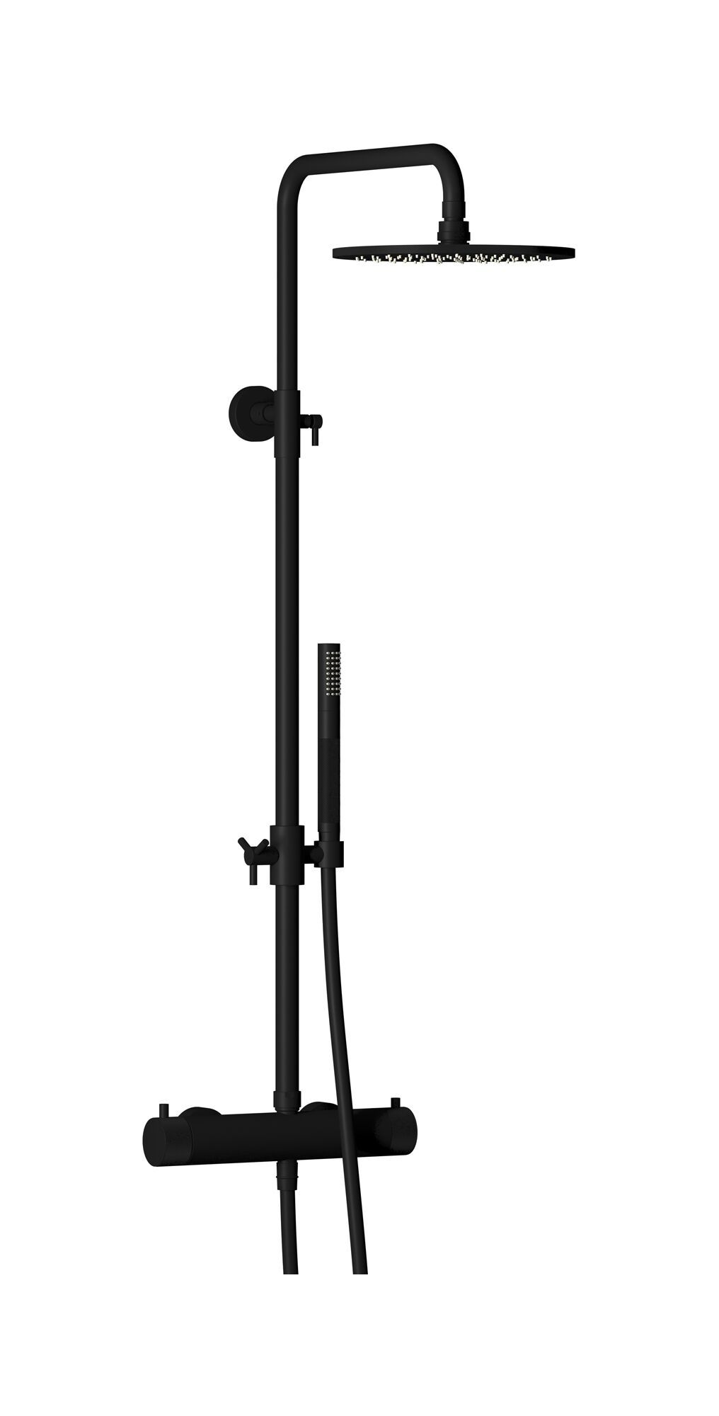 Настенная термостатическая душевая колонна с ручным душем IB промышленность ARCH-00033258 - Вид №6