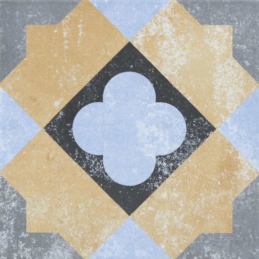 Декор Ethno Микс №22 18.6х18.6 см Golden Tile STLM-2110189