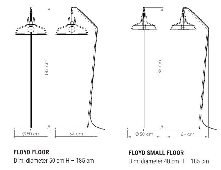 Металлический торшер Studio Beam Slims ARCH-00049871 - Вид №3