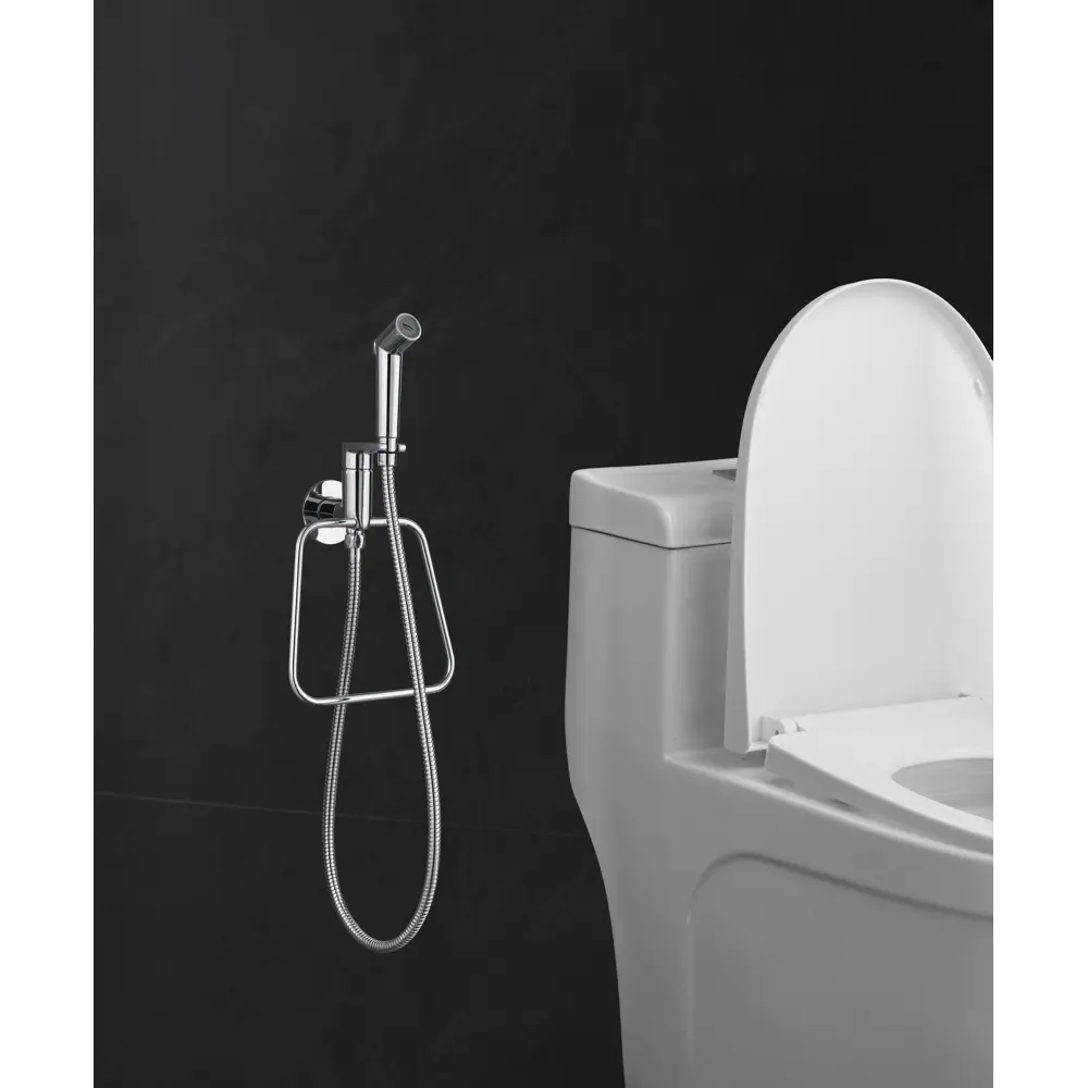 Гигиенический душ KONSENSA Нарни KA2401, набор со смесителем, цвет хром STLM-2179863 - Вид №7