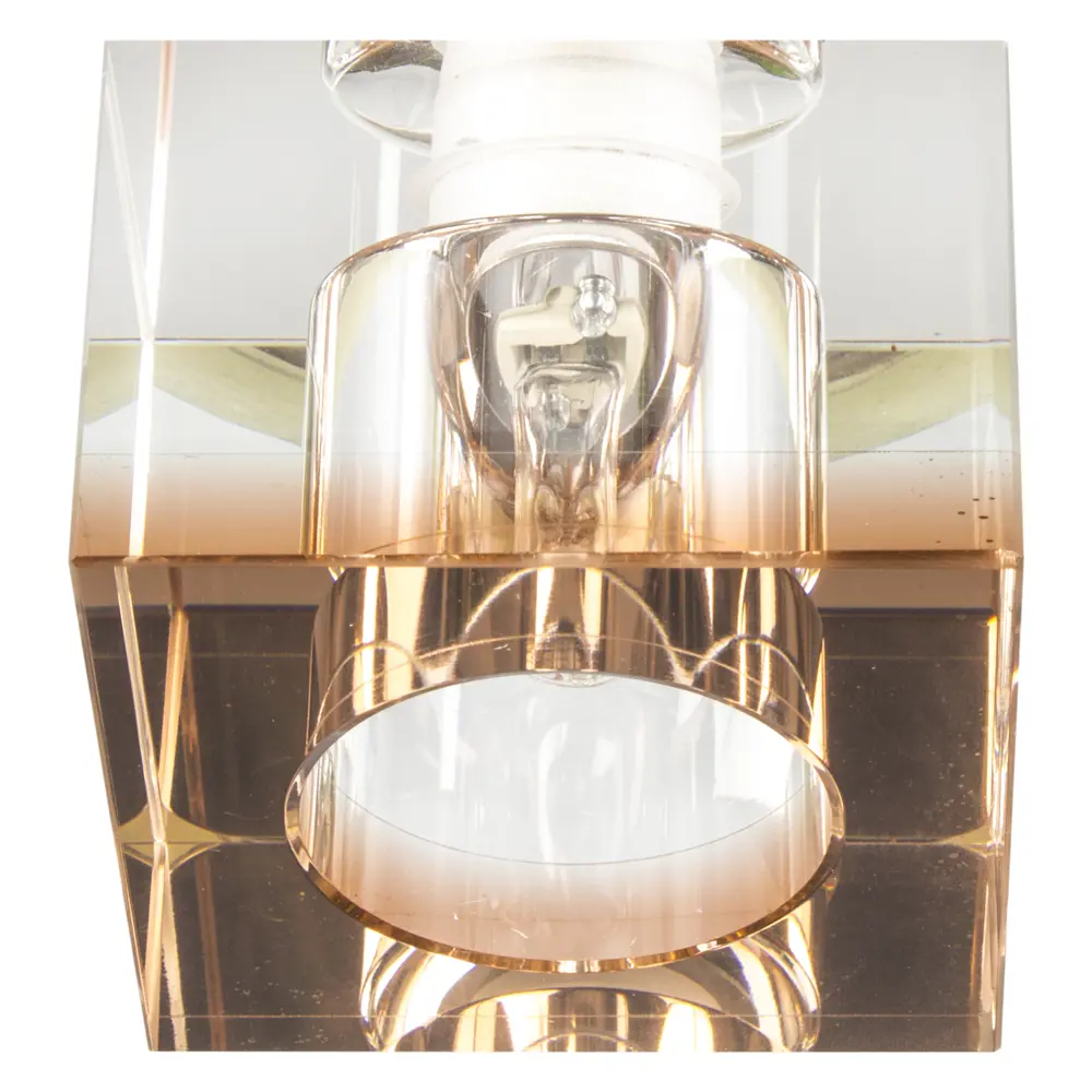 Спот встраиваемый Crystals, цоколь G9, 40 Вт, цвет хром/янтарный 12486001 STLM-2006363 Santreyd 