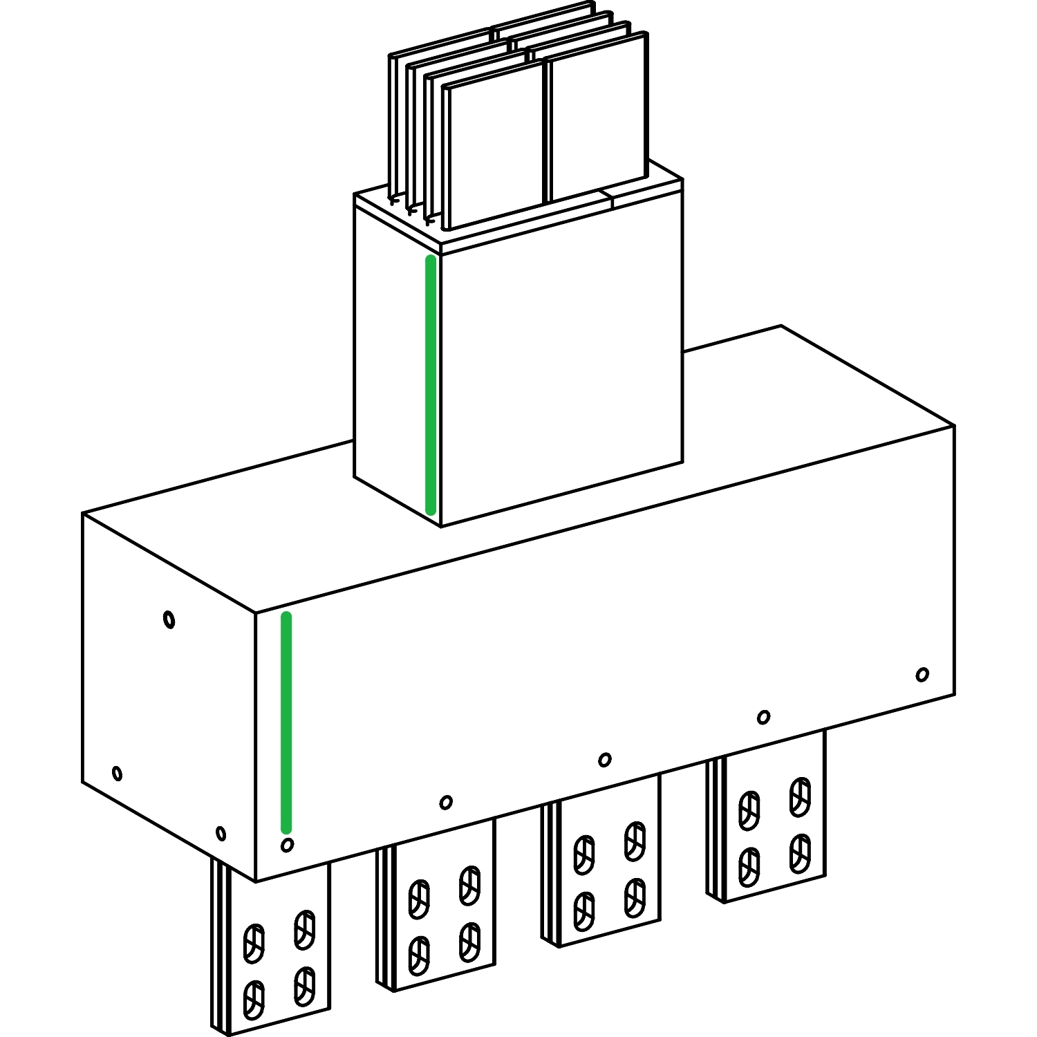 KRA1000ER47 СЕКЦИЯ ВВОДНАЯ ПРЯМАЯ Schneider Electric Canalis 