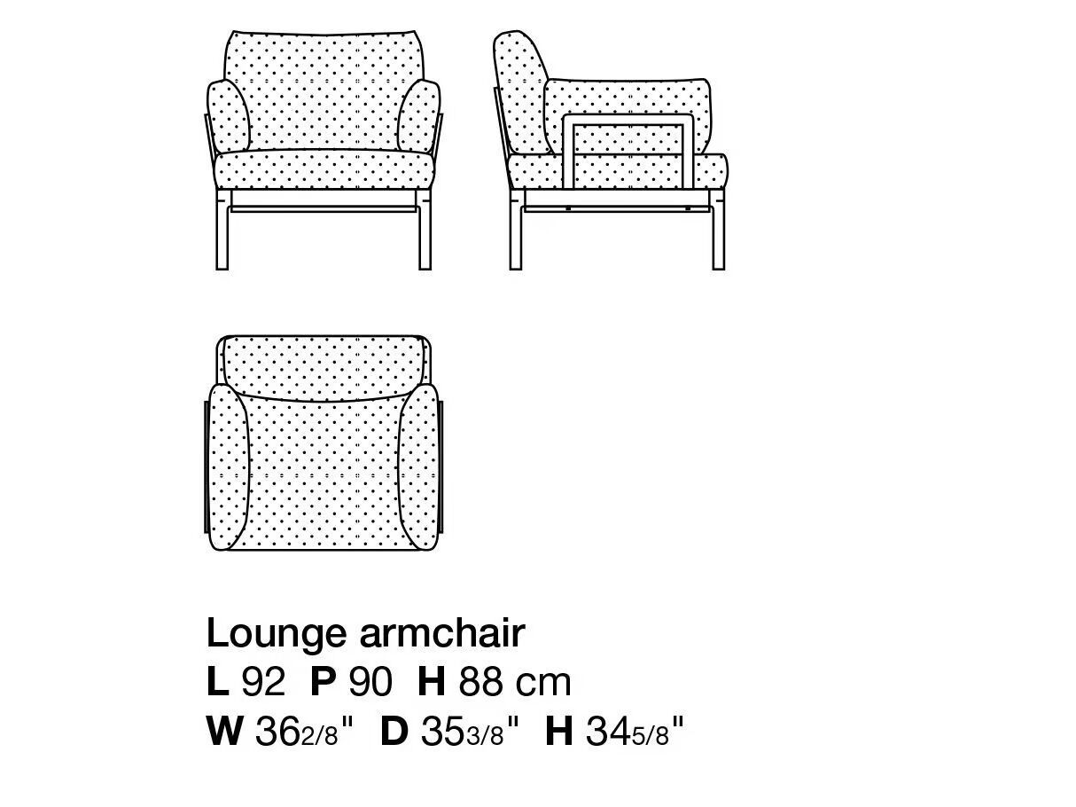 Садовое кресло с подлокотниками Kristalia AluAlu ARCH-00034229 - Вид №6