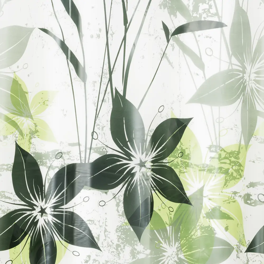 Штора для ванны Swensa Grass с кольцами 180x180 см PEVA, цвет мультиколор SWC-50 STLM-2037142 - Вид №2