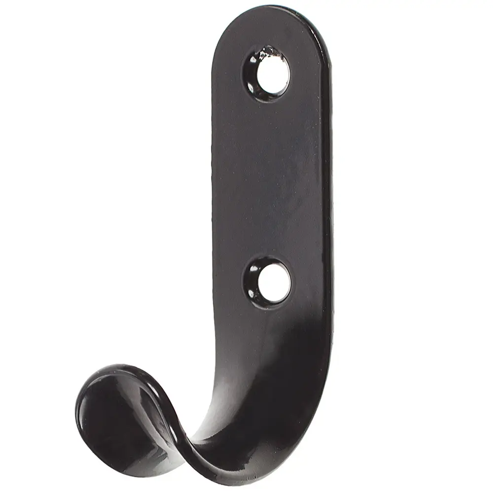 Крючок одинарный УФ, цвет чёрный Santreyd STLM-2184874