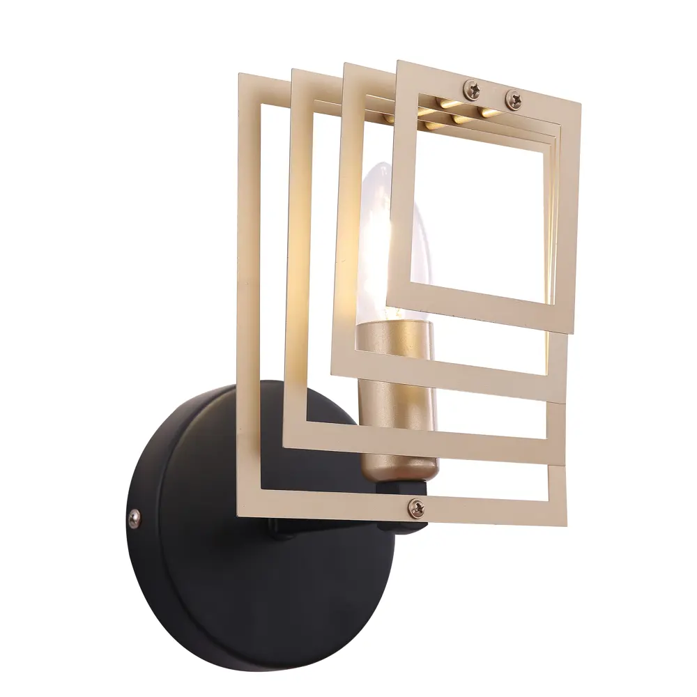 Бра Freya FR5005WL-01B, цвет черный/золото STLM-2051500 - Вид №2