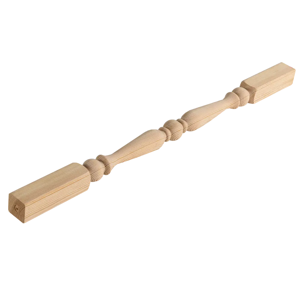 Балясина массив хвоя сорт Экстра Симметрия 50x50x900 мм 81990103 STLM-2170550 Santreyd Симметричный - Вид №4