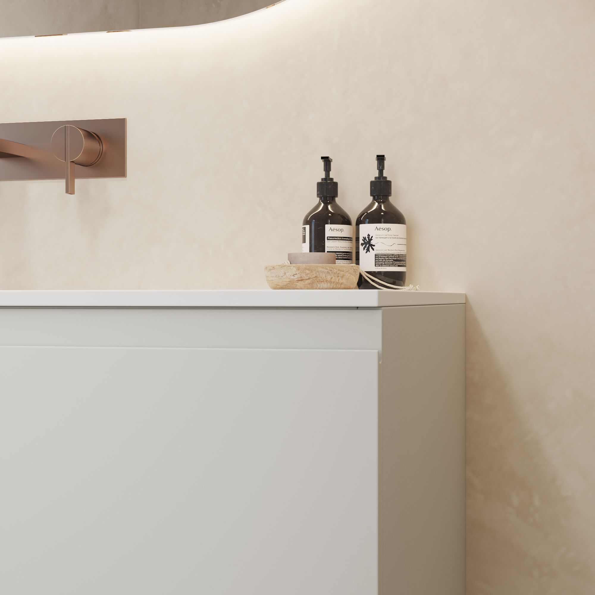 Двойная раковина Corian® с ящиками RILUXA Apollo ARCH-00102891 - Вид №7