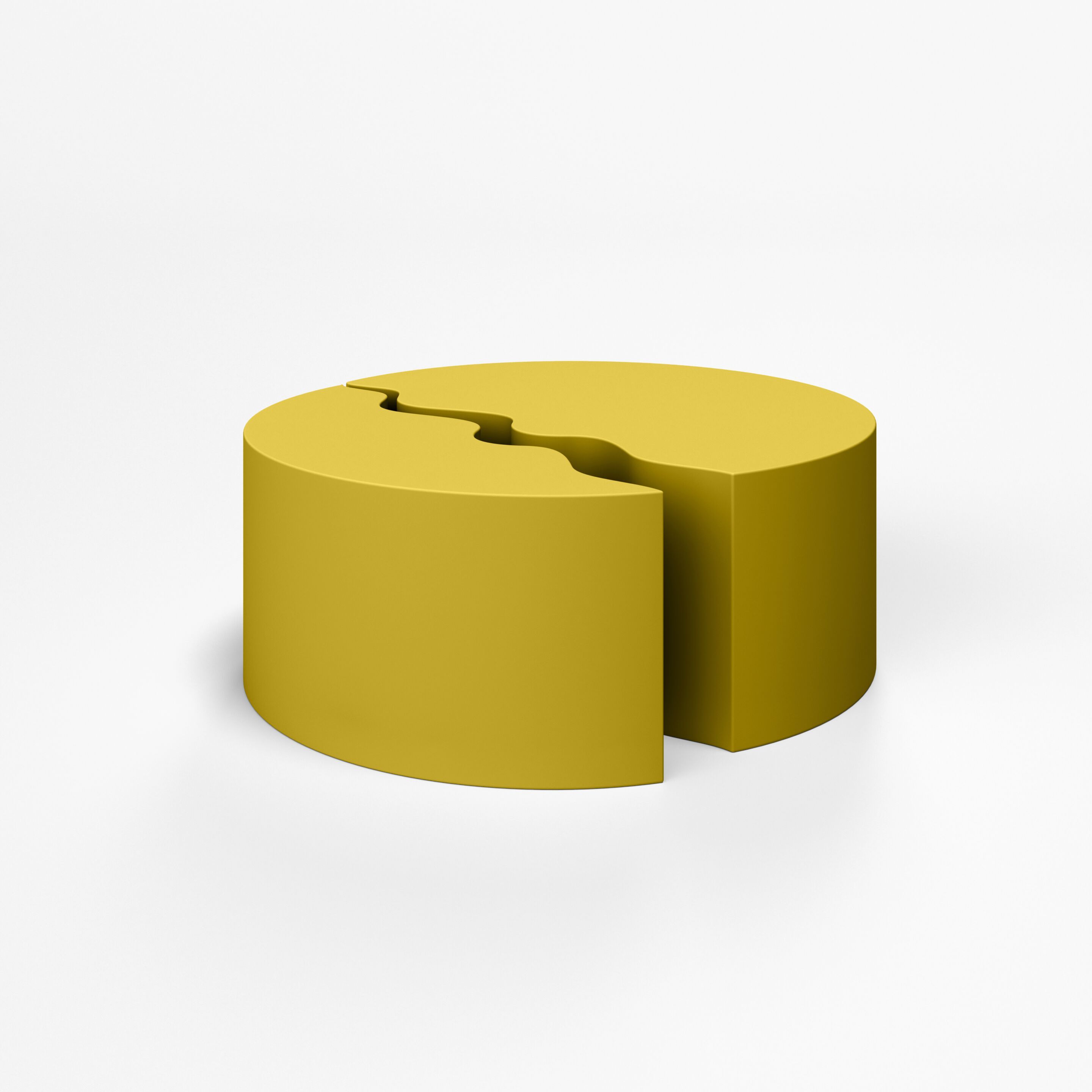 Круглый модульный пуф с пенопластовым покрытием SIXINCH DUAL ARCH-00096567 - Вид №10