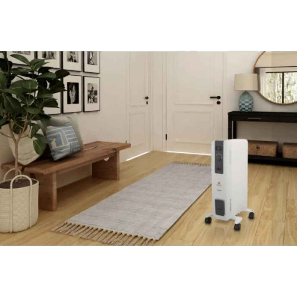 Обогреватель масляный Royal Clima FR5-1000M с механическим термостатом 1000 Вт цвет белый STLM-2185033 - Вид №4