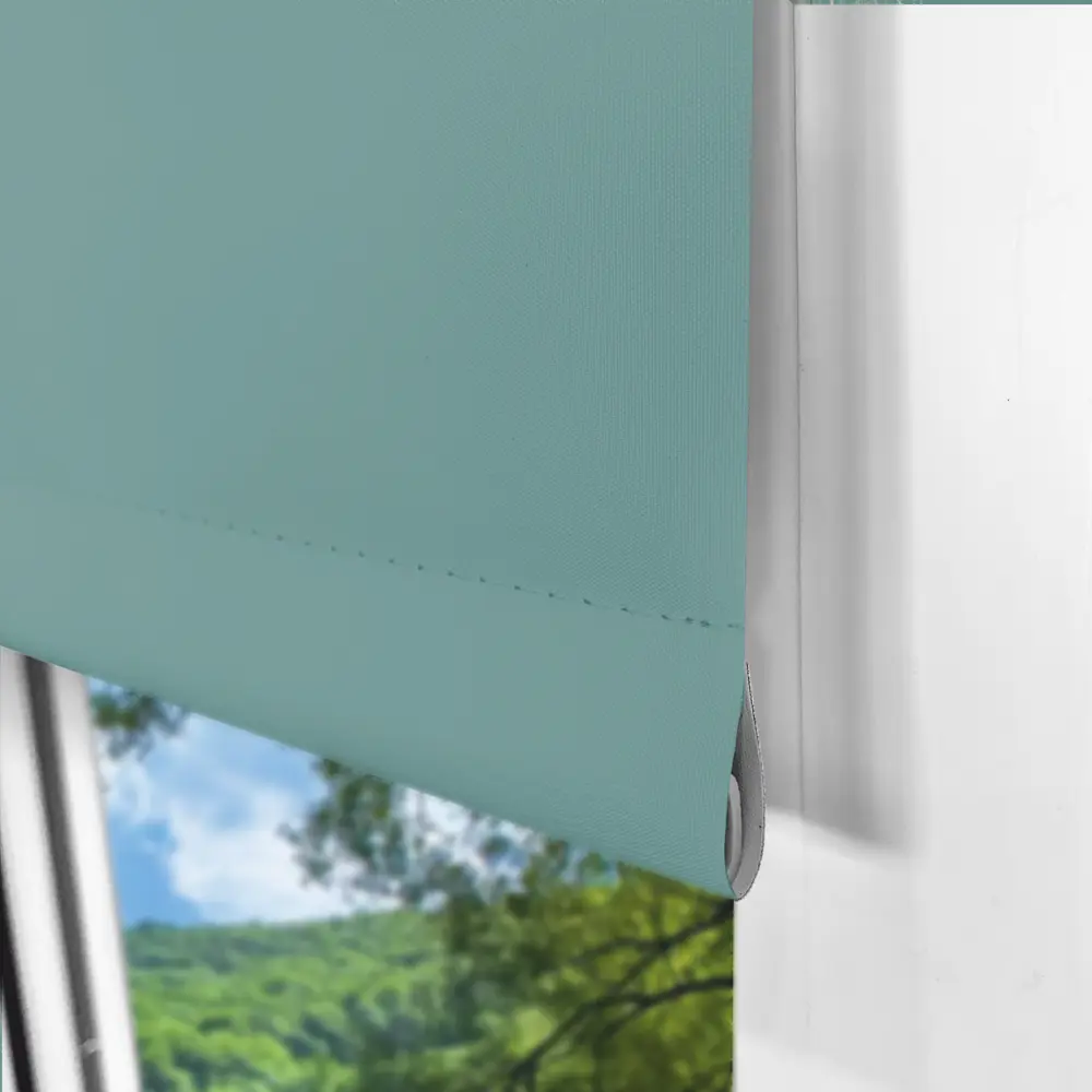 Штора рулонная блэкаут Inspire Santos 100x160 см бирюзовая Celadon 2 STLM-2057048 - Вид №5