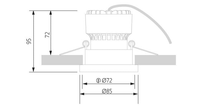 Круглый светодиодный светильник Essenzialed DEMI ARCH-00079449 - Вид №2