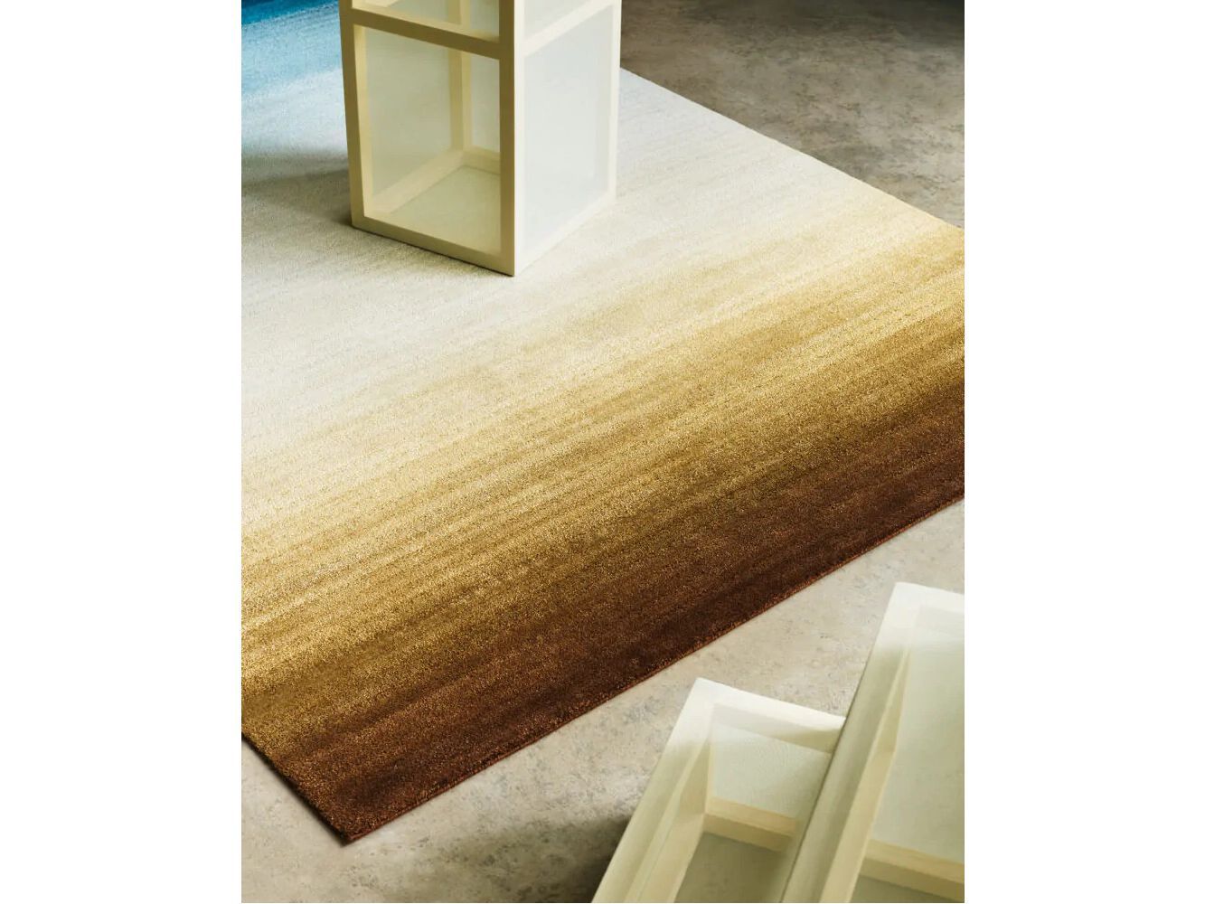 Изготовленный на заказ шерстяной и шелковый ковер ручной работы Deirdre Dyson Graduation ARCH-00084588 - Вид №2