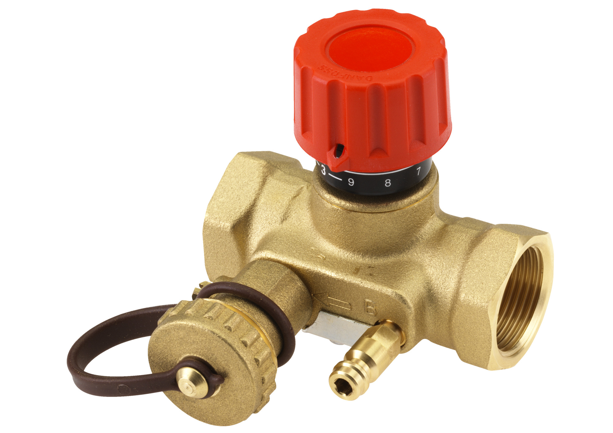 Danfoss Ручной балансировочный клапан MNT с внутренней резьбой MNT Клапан балансировочный DN 32 003Z2334  - Вид №17