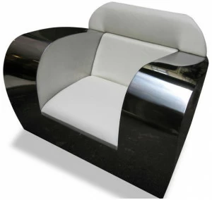 ICI ET LÀ Кресло из нержавеющей стали Handmade metal furniture by ici et là Sff01