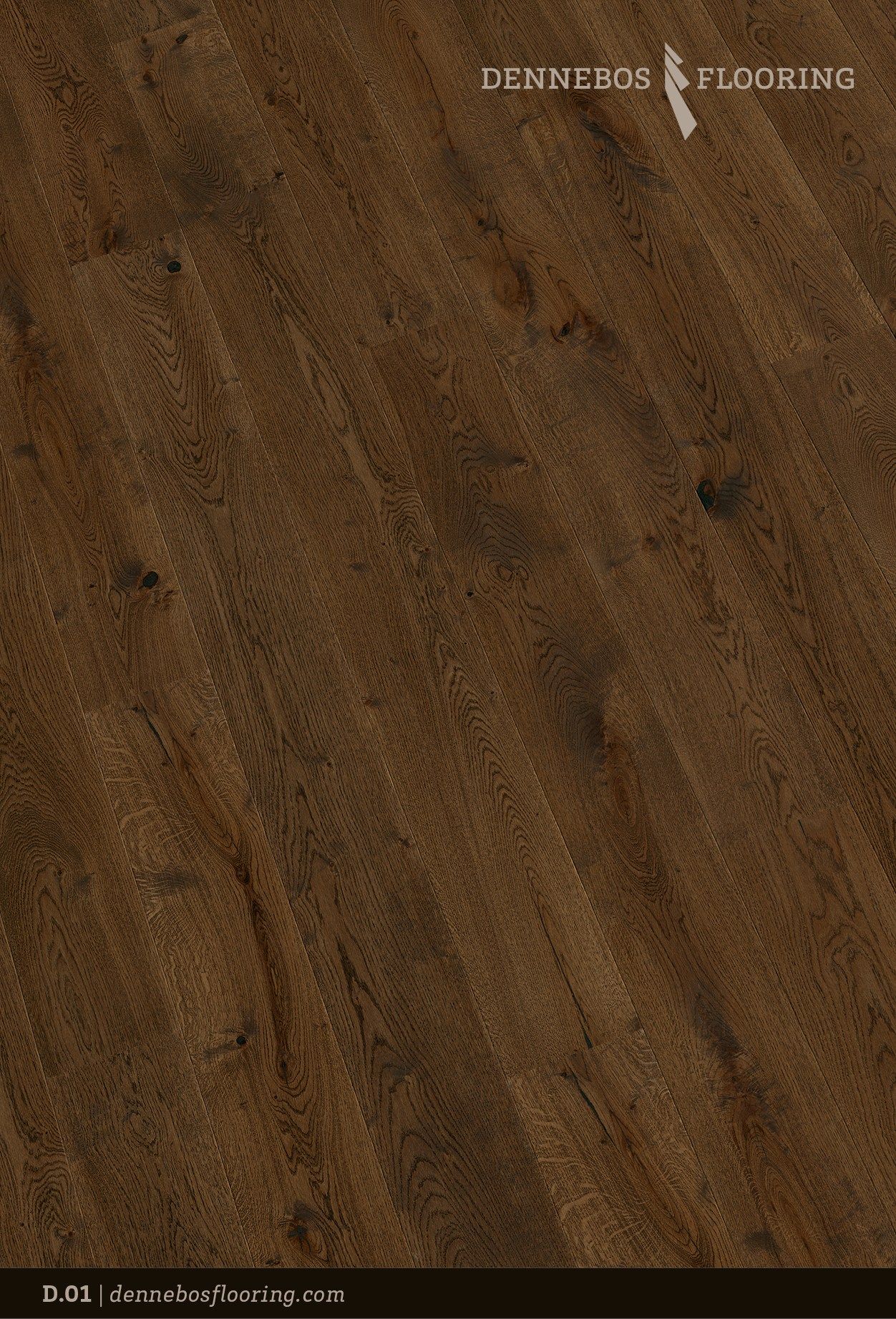 Дубовый паркет Dennebos Flooring Dark ARCH-00034125 - Вид №1