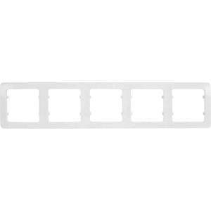 Рамка Hegel Master 5 M 36.2x8.1 см пластик цвет белый